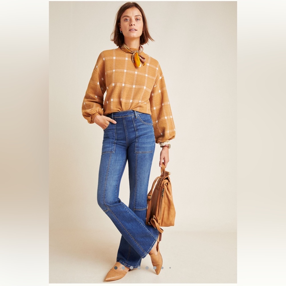 Anthropologie Pilcro High Rise Bootcut Jeans Sz 31 (and 31” inseam)
